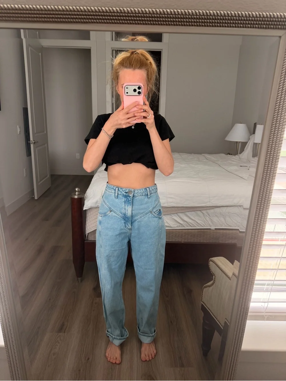 Sandro Light Blue Denim Jeans - Picture 2 of 6